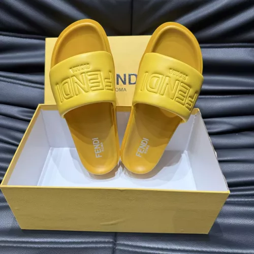 Cheap Fendi Slippers For Men #1303938 Replica Wholesale [$56.00 USD] [ITEM#1303938] on Replica Fendi Slippers