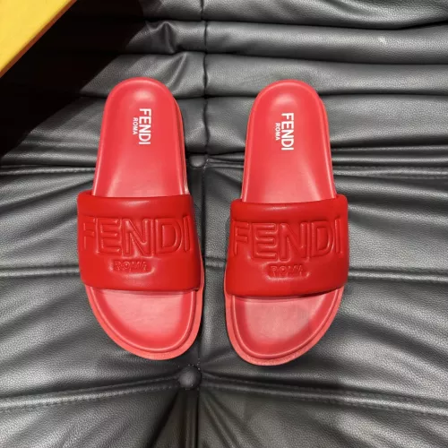 Cheap Fendi Slippers For Men #1303940 Replica Wholesale [$56.00 USD] [ITEM#1303940] on Replica Fendi Slippers