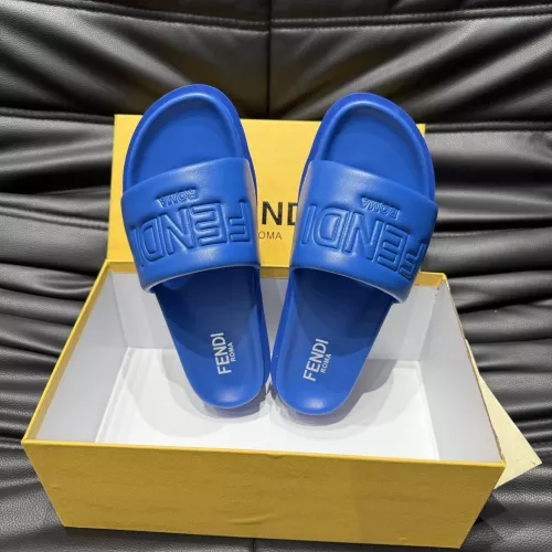 Cheap Fendi Slippers For Men #1303944 Replica Wholesale [$56.00 USD] [ITEM#1303944] on Replica Fendi Slippers