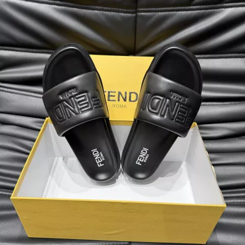 Cheap Fendi Slippers For Men #1303946 Replica Wholesale [$56.00 USD] [ITEM#1303946] on Replica Fendi Slippers