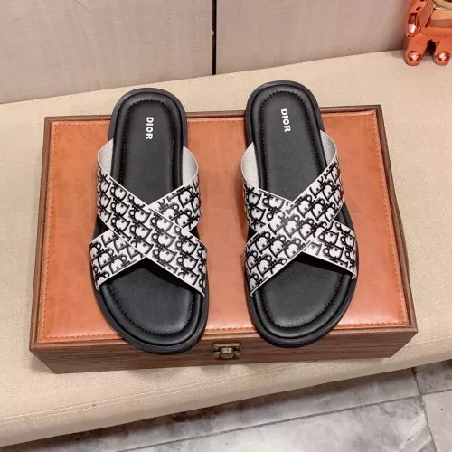 Cheap Christian Dior Slippers For Men #1303947 Replica Wholesale [$45.00 USD] [ITEM#1303947] on Replica Christian Dior Slippers