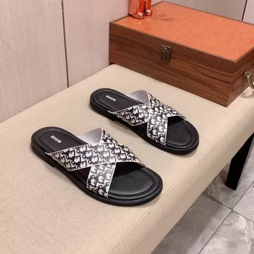 Cheap Christian Dior Slippers For Men #1303947 Replica Wholesale [$45.00 USD] [ITEM#1303947] on Replica Christian Dior Slippers