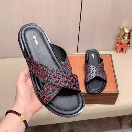 Cheap Christian Dior Slippers For Men #1303948 Replica Wholesale [$45.00 USD] [ITEM#1303948] on Replica Christian Dior Slippers