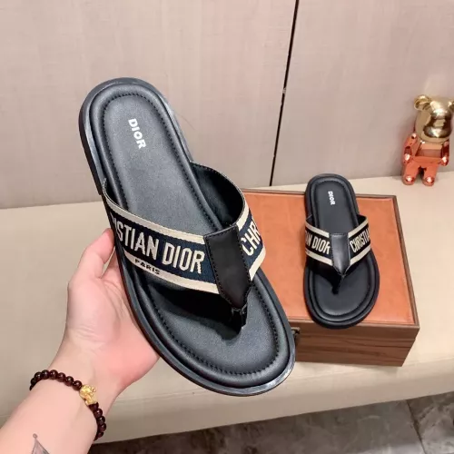 Cheap Christian Dior Slippers For Men #1303951 Replica Wholesale [$45.00 USD] [ITEM#1303951] on Replica Christian Dior Slippers