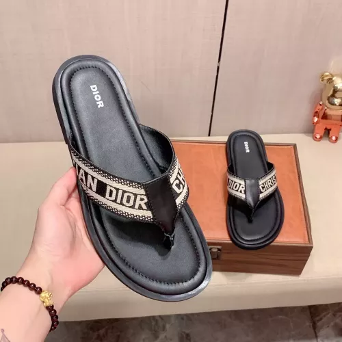 Cheap Christian Dior Slippers For Men #1303953 Replica Wholesale [$45.00 USD] [ITEM#1303953] on Replica Christian Dior Slippers