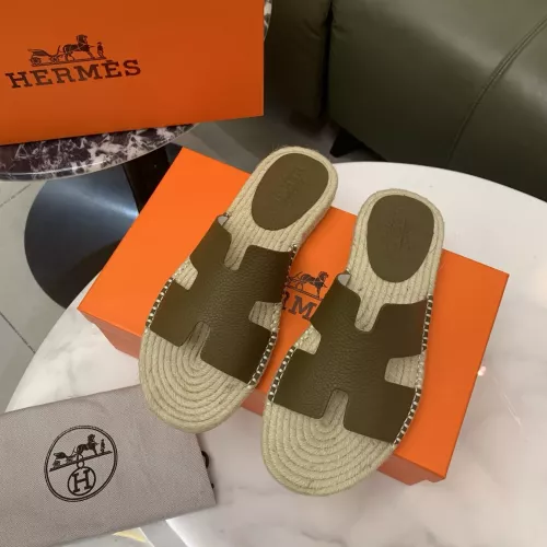 Cheap Hermes Slippers For Men #1304004 Replica Wholesale [$60.00 USD] [ITEM#1304004] on Replica Hermes Slippers