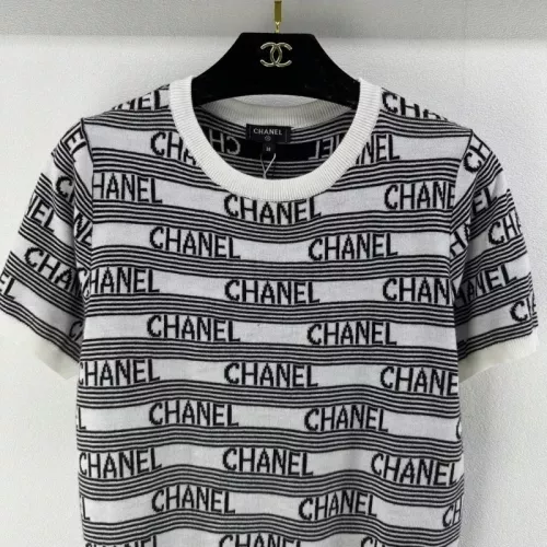 Cheap Chanel T-Shirts Short Sleeved For Women #1304054 Replica Wholesale [$80.00 USD] [ITEM#1304054] on Replica Chanel T-Shirts