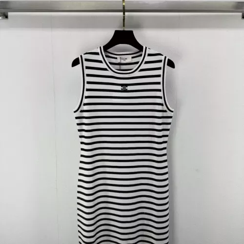 Cheap Celine Dresses Sleeveless For Women #1304112 Replica Wholesale [$76.00 USD] [ITEM#1304112] on Replica Celine Dresses