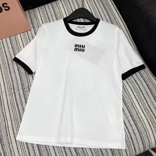 MIU MIU T-Shirts Short Sleeved For Women #1304128