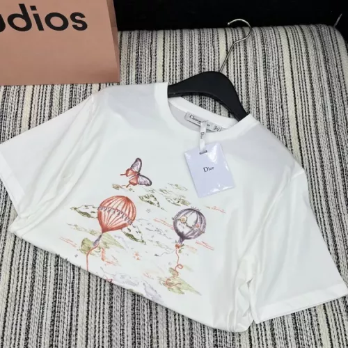 Cheap Christian Dior T-Shirts Short Sleeved For Women #1304131 Replica Wholesale [$60.00 USD] [ITEM#1304131] on Replica Christian Dior T-Shirts