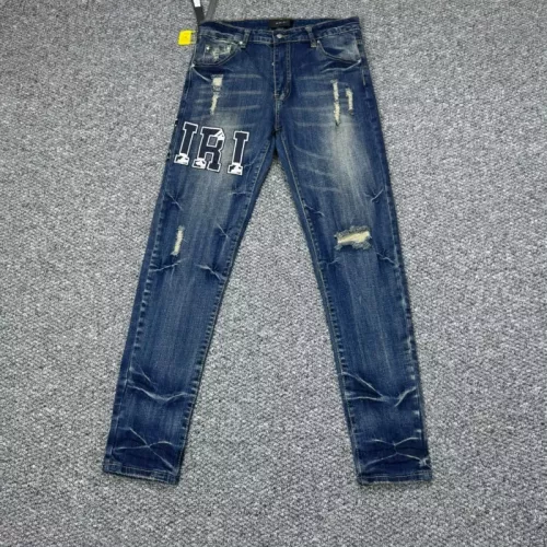 Cheap Amiri Jeans For Men #1304263 Replica Wholesale [$56.00 USD] [ITEM#1304263] on Replica Amiri Jeans