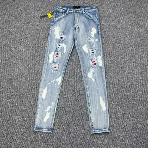 Cheap Amiri Jeans For Men #1304265 Replica Wholesale [$56.00 USD] [ITEM#1304265] on Replica Amiri Jeans