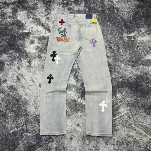 Cheap Chrome Hearts Jeans For Unisex #1304301 Replica Wholesale [$56.00 USD] [ITEM#1304301] on Replica Chrome Hearts Jeans