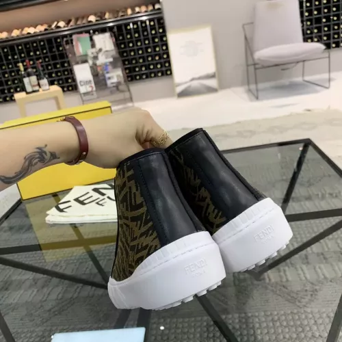 Cheap Fendi High Tops Casual Shoes For Men #1304466 Replica Wholesale [$80.00 USD] [ITEM#1304466] on Replica Fendi High Tops Casual Shoes