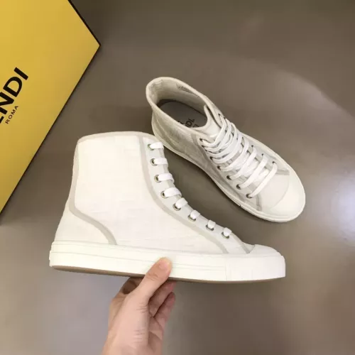 Cheap Fendi High Tops Casual Shoes For Men #1304468 Replica Wholesale [$76.00 USD] [ITEM#1304468] on Replica Fendi High Tops Casual Shoes