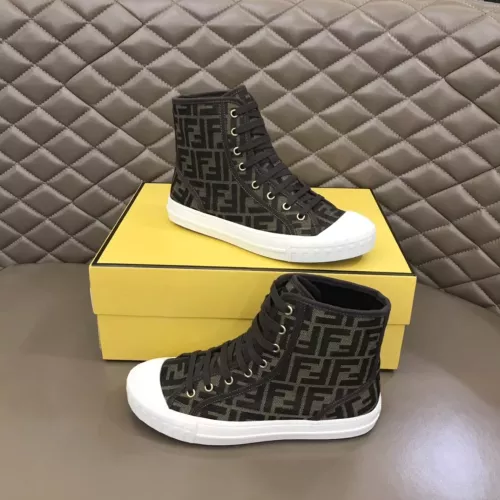 Cheap Fendi High Tops Casual Shoes For Men #1304469 Replica Wholesale [$76.00 USD] [ITEM#1304469] on Replica Fendi High Tops Casual Shoes