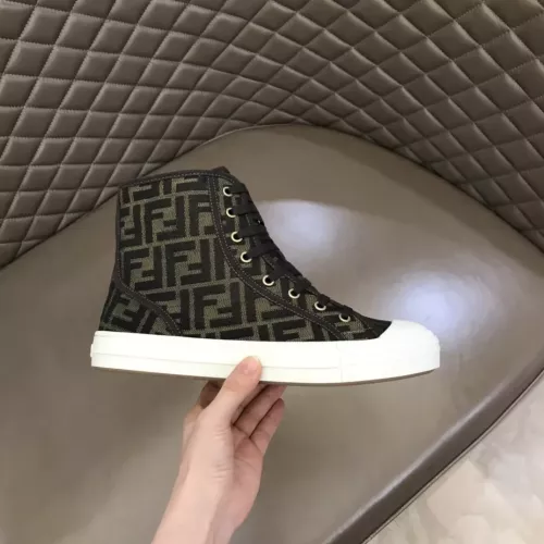 Cheap Fendi High Tops Casual Shoes For Men #1304469 Replica Wholesale [$76.00 USD] [ITEM#1304469] on Replica Fendi High Tops Casual Shoes