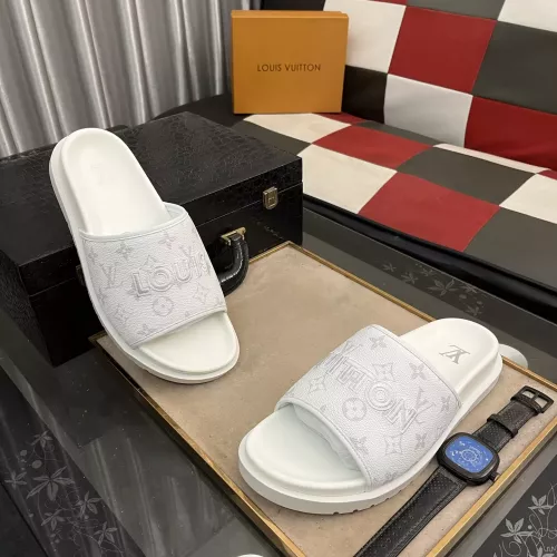 Cheap Louis Vuitton Slippers For Men #1304548 Replica Wholesale [$56.00 USD] [ITEM#1304548] on Replica Louis Vuitton Slippers