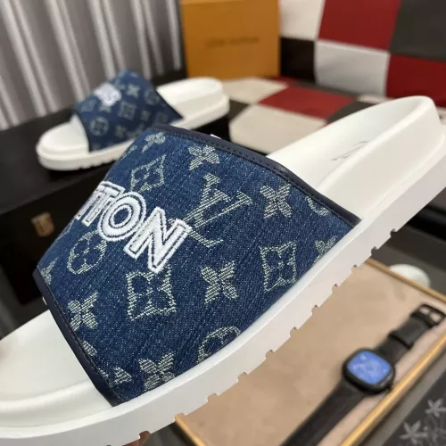 Cheap Louis Vuitton Slippers For Men #1304552 Replica Wholesale [$56.00 USD] [ITEM#1304552] on Replica Louis Vuitton Slippers