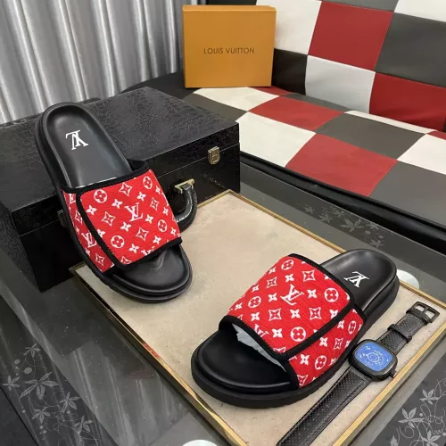 Cheap Louis Vuitton Slippers For Men #1304555 Replica Wholesale [$56.00 USD] [ITEM#1304555] on Replica Louis Vuitton Slippers