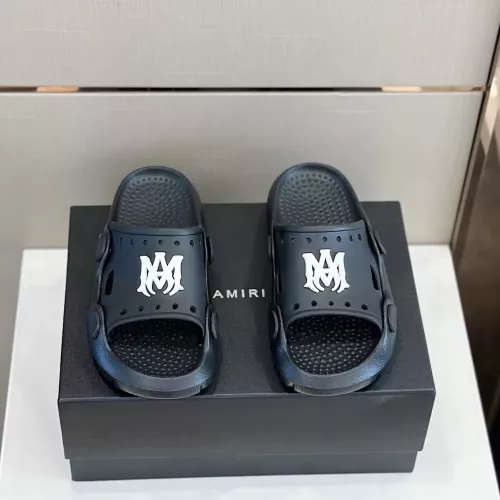 Cheap Amiri Slippers For Men #1304561 Replica Wholesale [$72.00 USD] [ITEM#1304561] on Replica Amiri Slippers