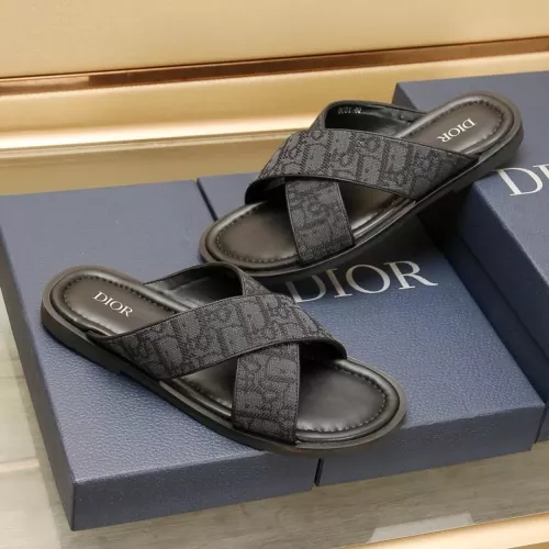 Cheap Christian Dior Slippers For Men #1304571 Replica Wholesale [$72.00 USD] [ITEM#1304571] on Replica Christian Dior Slippers