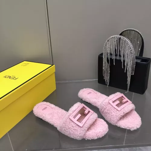 Cheap Fendi Slippers For Women #1304652 Replica Wholesale [$100.00 USD] [ITEM#1304652] on Replica Fendi Slippers