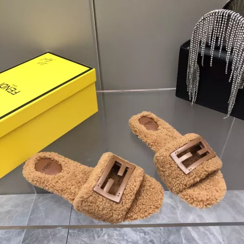 Cheap Fendi Slippers For Women #1304656 Replica Wholesale [$100.00 USD] [ITEM#1304656] on Replica Fendi Slippers