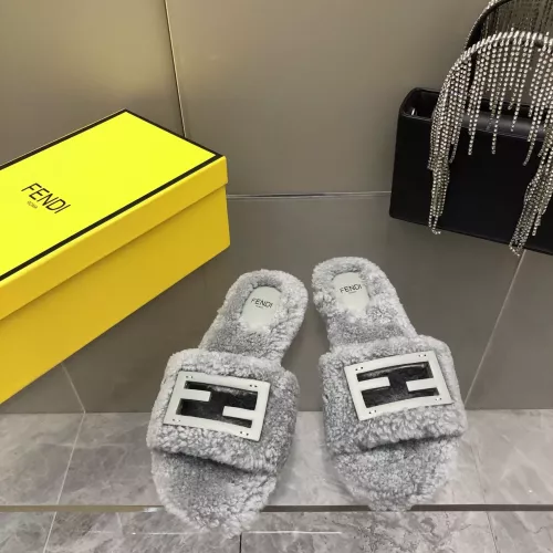 Cheap Fendi Slippers For Women #1304657 Replica Wholesale [$100.00 USD] [ITEM#1304657] on Replica Fendi Slippers