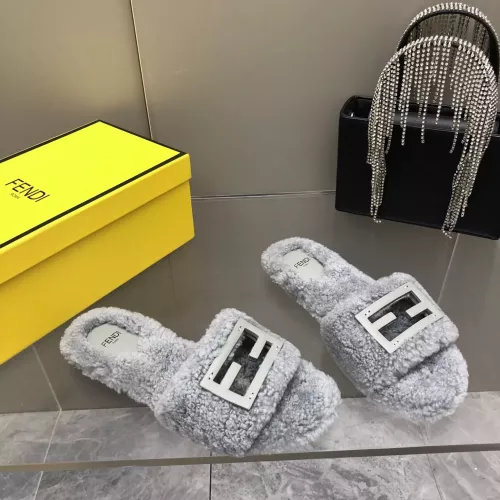 Cheap Fendi Slippers For Women #1304657 Replica Wholesale [$100.00 USD] [ITEM#1304657] on Replica Fendi Slippers