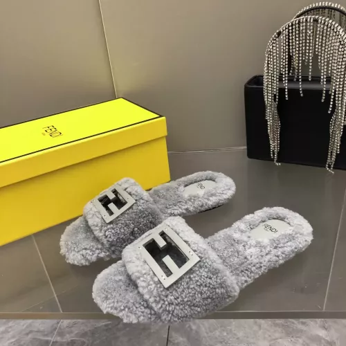 Cheap Fendi Slippers For Women #1304657 Replica Wholesale [$100.00 USD] [ITEM#1304657] on Replica Fendi Slippers