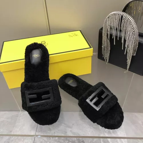 Cheap Fendi Slippers For Women #1304659 Replica Wholesale [$100.00 USD] [ITEM#1304659] on Replica Fendi Slippers