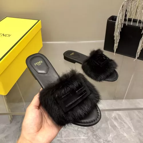 Cheap Fendi Slippers For Women #1304660 Replica Wholesale [$118.00 USD] [ITEM#1304660] on Replica Fendi Slippers