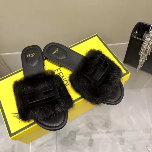 Cheap Fendi Slippers For Women #1304660 Replica Wholesale [$118.00 USD] [ITEM#1304660] on Replica Fendi Slippers