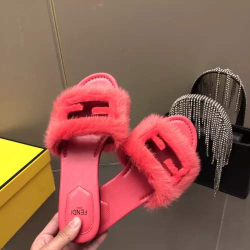 Cheap Fendi Slippers For Women #1304662 Replica Wholesale [$118.00 USD] [ITEM#1304662] on Replica Fendi Slippers