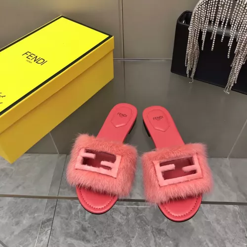 Cheap Fendi Slippers For Women #1304663 Replica Wholesale [$118.00 USD] [ITEM#1304663] on Replica Fendi Slippers