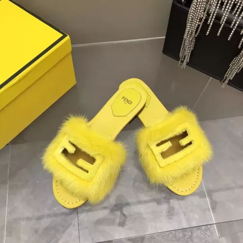 Cheap Fendi Slippers For Women #1304664 Replica Wholesale [$118.00 USD] [ITEM#1304664] on Replica Fendi Slippers