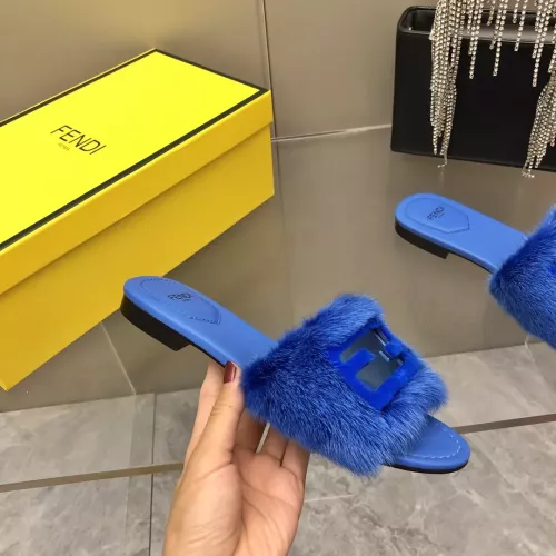 Cheap Fendi Slippers For Women #1304666 Replica Wholesale [$118.00 USD] [ITEM#1304666] on Replica Fendi Slippers