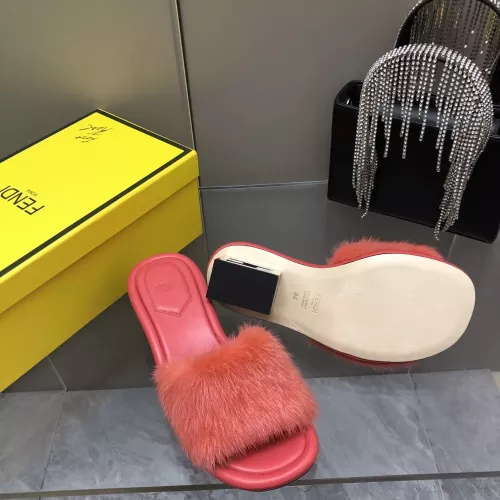 Cheap Fendi Slippers For Women #1304682 Replica Wholesale [$132.00 USD] [ITEM#1304682] on Replica Fendi Slippers