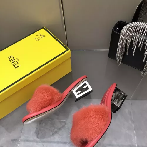 Cheap Fendi Slippers For Women #1304682 Replica Wholesale [$132.00 USD] [ITEM#1304682] on Replica Fendi Slippers