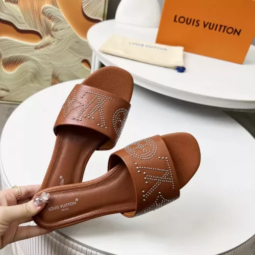 Cheap Louis Vuitton Slippers For Women #1305288 Replica Wholesale [$85.00 USD] [ITEM#1305288] on Replica Louis Vuitton Slippers