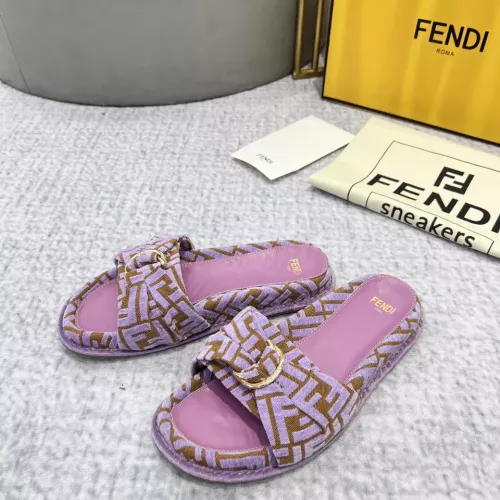 Cheap Fendi Slippers For Women #1305357 Replica Wholesale [$85.00 USD] [ITEM#1305357] on Replica Fendi Slippers