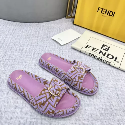 Cheap Fendi Slippers For Women #1305357 Replica Wholesale [$85.00 USD] [ITEM#1305357] on Replica Fendi Slippers