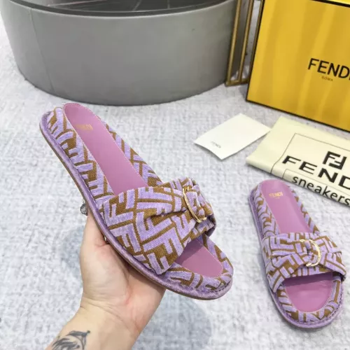 Cheap Fendi Slippers For Women #1305357 Replica Wholesale [$85.00 USD] [ITEM#1305357] on Replica Fendi Slippers