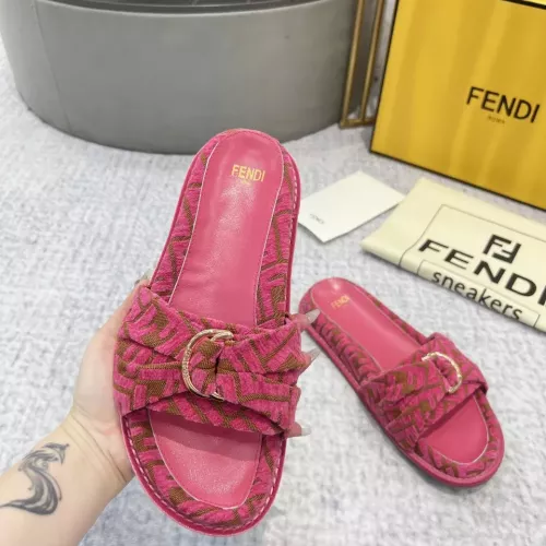 Cheap Fendi Slippers For Women #1305358 Replica Wholesale [$85.00 USD] [ITEM#1305358] on Replica Fendi Slippers