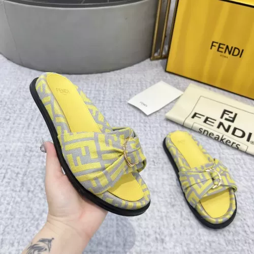 Cheap Fendi Slippers For Women #1305359 Replica Wholesale [$85.00 USD] [ITEM#1305359] on Replica Fendi Slippers