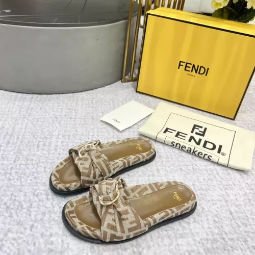 Cheap Fendi Slippers For Women #1305360 Replica Wholesale [$85.00 USD] [ITEM#1305360] on Replica Fendi Slippers