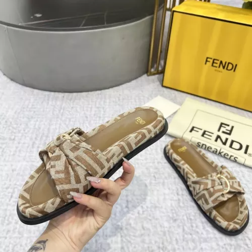 Cheap Fendi Slippers For Women #1305360 Replica Wholesale [$85.00 USD] [ITEM#1305360] on Replica Fendi Slippers