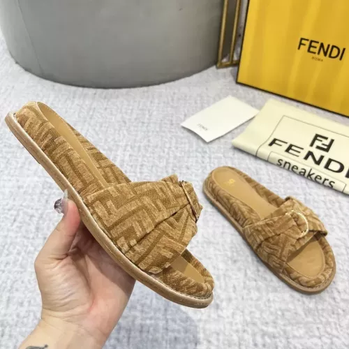 Cheap Fendi Slippers For Women #1305361 Replica Wholesale [$85.00 USD] [ITEM#1305361] on Replica Fendi Slippers