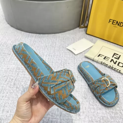 Cheap Fendi Slippers For Women #1305363 Replica Wholesale [$85.00 USD] [ITEM#1305363] on Replica Fendi Slippers